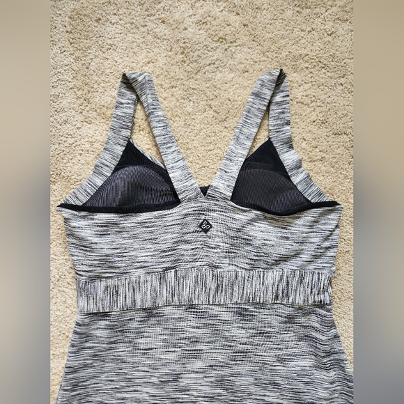 PRANA Sweetheart Neck Empire Waist Gray Casual Sundress Women's Size XSmall - Picture 8 of 8